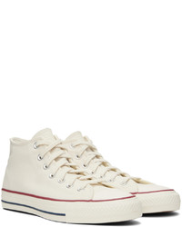 Baskets montantes en toile blanches Converse