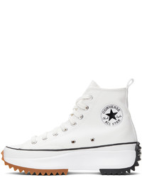 Baskets montantes en toile blanches Converse