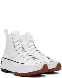 Baskets montantes en toile blanches Converse