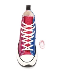 Baskets montantes en toile fuchsia JW Anderson