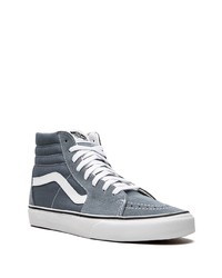 Baskets montantes en toile gris foncé Vans