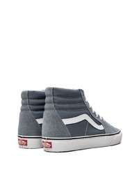 Baskets montantes en toile gris foncé Vans