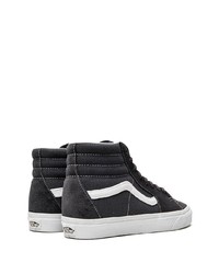 Baskets montantes en toile gris foncé Vans