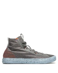 Baskets montantes en toile grises Converse