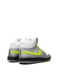 Baskets montantes en toile grises Nike