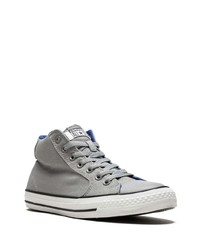 Baskets montantes en toile grises Converse