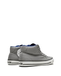 Baskets montantes en toile grises Converse