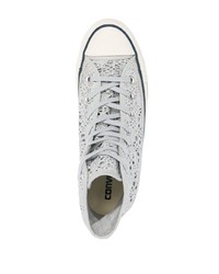 Baskets montantes en toile grises Converse