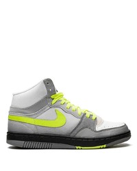 Baskets montantes en toile grises Nike