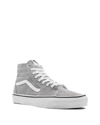 Baskets montantes en toile grises Vans