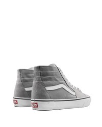 Baskets montantes en toile grises Vans