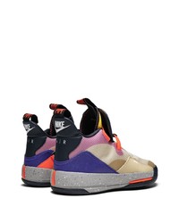 Baskets montantes en toile multicolores Jordan