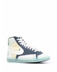 Baskets montantes en toile multicolores Nike