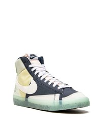 Baskets montantes en toile multicolores Nike