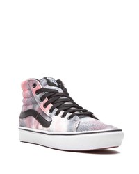 Baskets montantes en toile multicolores Vans