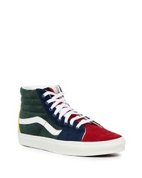 Baskets montantes en toile multicolores Vans