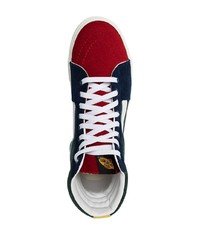 Baskets montantes en toile multicolores Vans