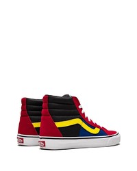 Baskets montantes en toile multicolores Vans