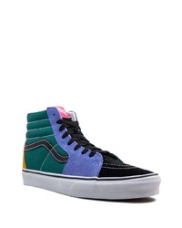 Baskets montantes en toile multicolores Vans