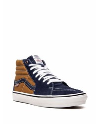 Baskets montantes en toile multicolores Vans