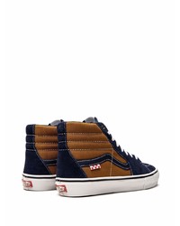 Baskets montantes en toile multicolores Vans