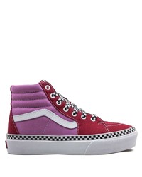 Baskets montantes en toile multicolores Vans