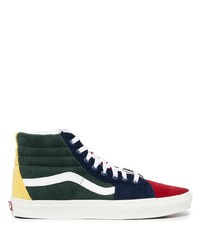 Baskets montantes en toile multicolores Vans