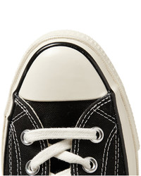 Baskets montantes en toile noires Converse