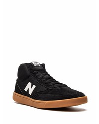 Baskets montantes en toile noires New Balance