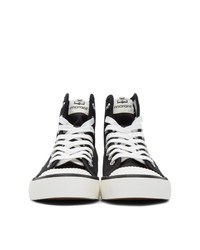 Baskets montantes en toile noires Isabel Marant