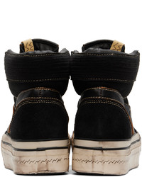 Baskets montantes en toile noires VISVIM