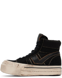 Baskets montantes en toile noires VISVIM