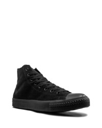 Baskets montantes en toile noires Converse