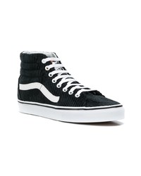 Baskets montantes en toile noires Vans