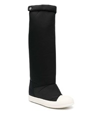 Baskets montantes en toile noires Rick Owens