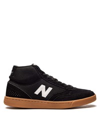 Baskets montantes en toile noires New Balance