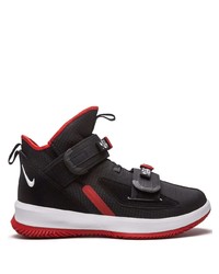 Baskets montantes en toile noires Nike