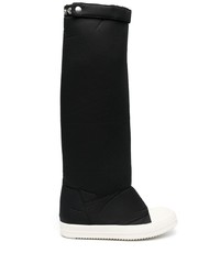 Baskets montantes en toile noires Rick Owens