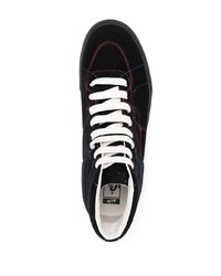 Baskets montantes en toile noires Vans