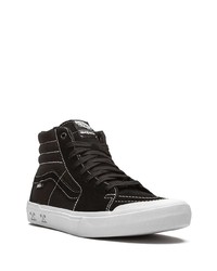 Baskets montantes en toile noires Vans