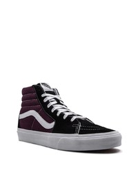 Baskets montantes en toile noires Vans