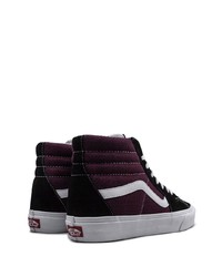 Baskets montantes en toile noires Vans