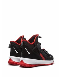 Baskets montantes en toile noires Nike