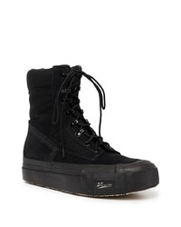 Baskets montantes en toile noires VISVIM