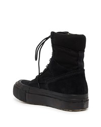 Baskets montantes en toile noires VISVIM