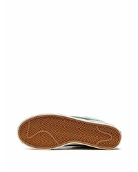 Baskets montantes en toile vertes Nike