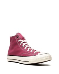 Baskets montantes fuchsia Converse