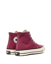 Baskets montantes fuchsia Converse