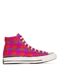 Baskets montantes fuchsia Converse