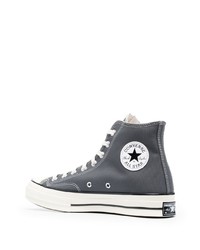 Baskets montantes gris foncé Converse